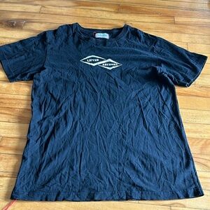 Lifted anchors tshirt with distressed collar